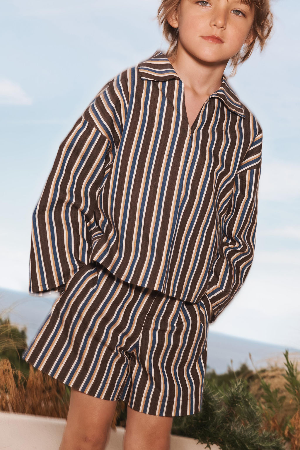 STRIPED LIMITED EDITION BERMUDA SHORTS - Zara фото 2