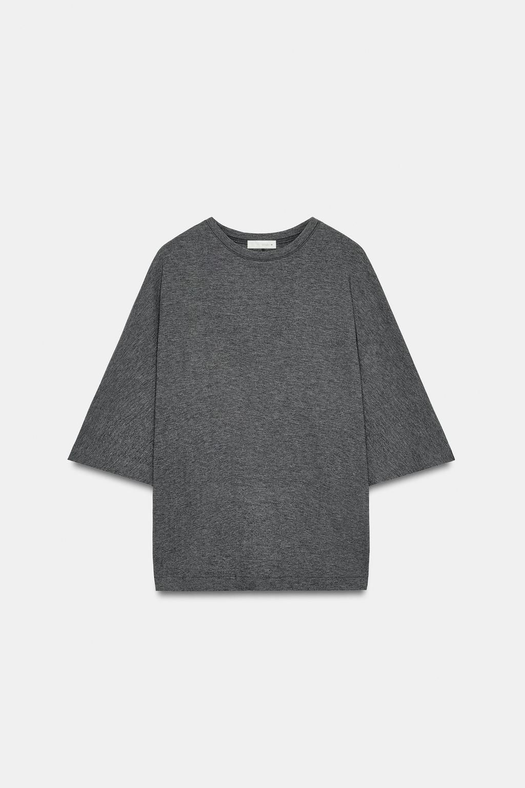 OVERSIZE FLOWING T-SHIRT - Zara фото 21