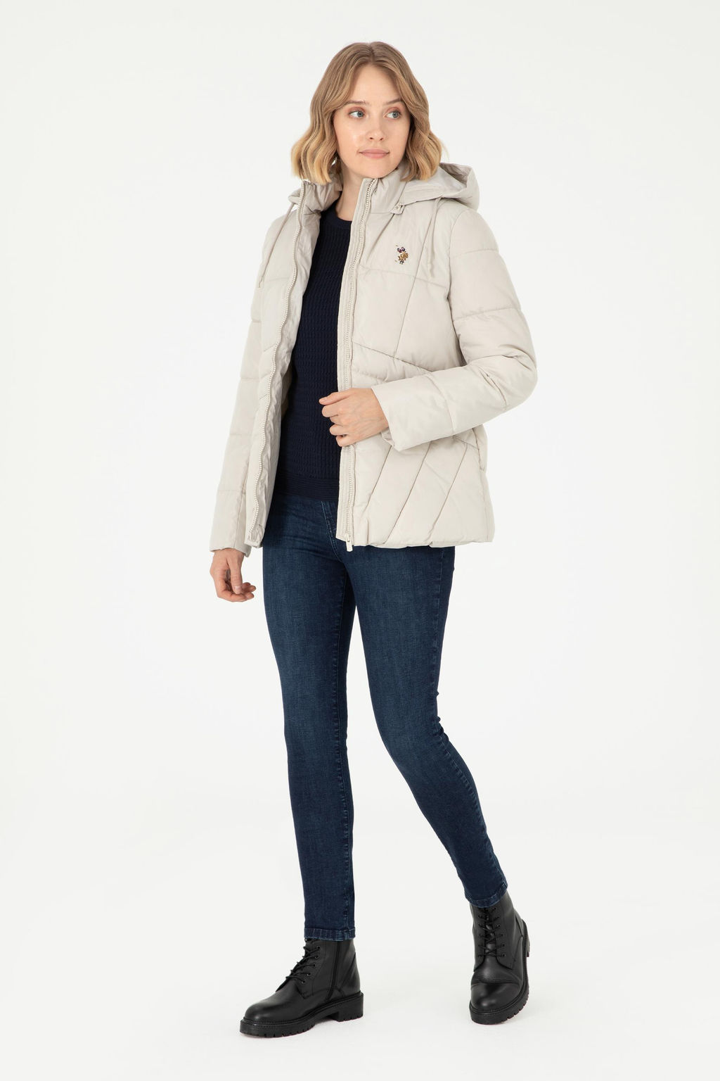 Женское каменное пальто Неожиданная скидка в корзине - U.s. polo assn фото 4