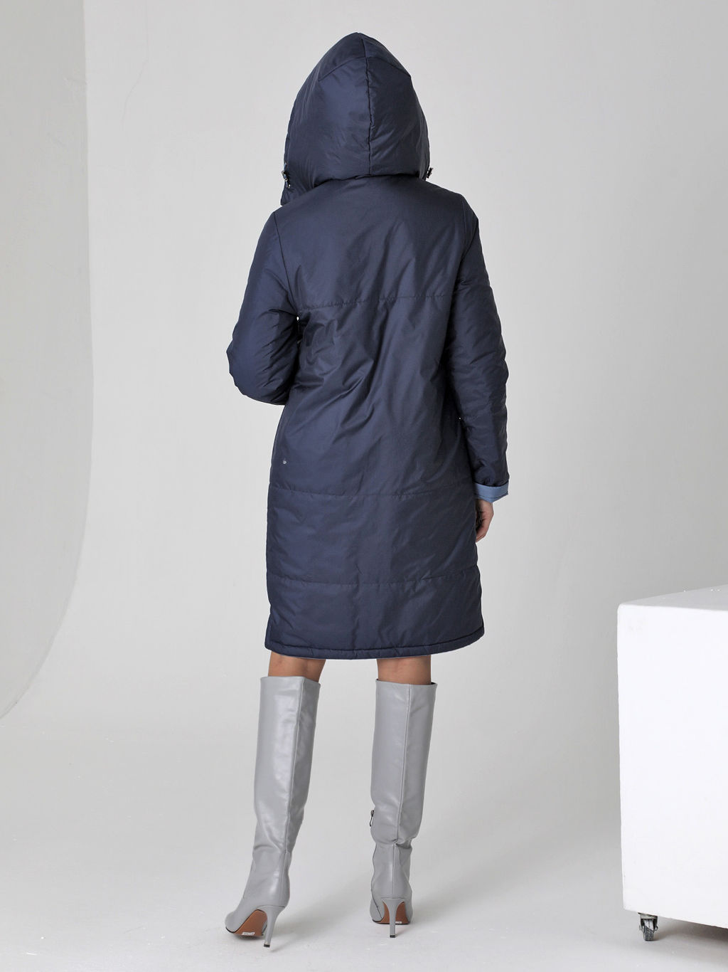 25108 Плащ утепл. синий - Dizzyway фото 5