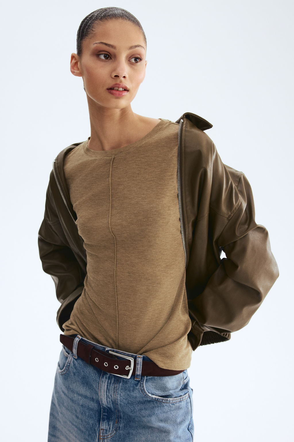 Top de manga larga - H&m фото 4