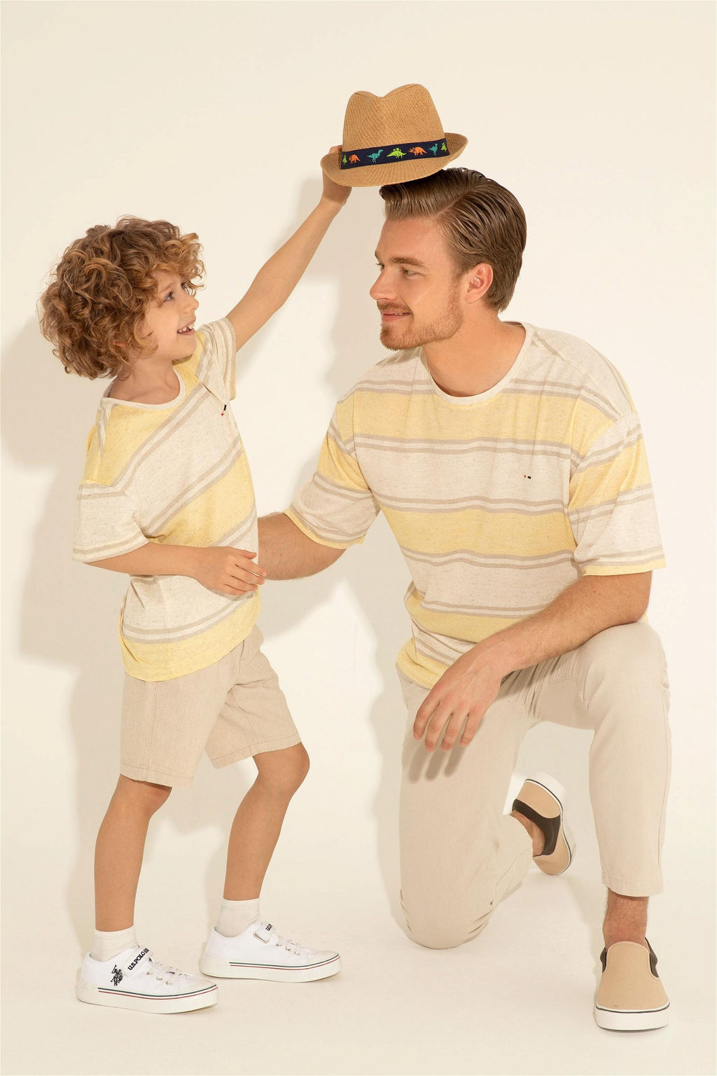 Мужская шафрановая футболка - U.s. polo assn фото 8