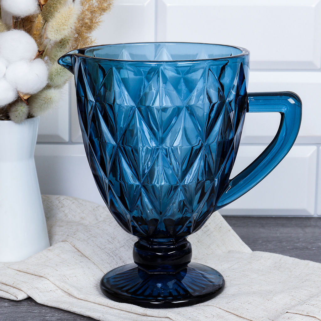 Кувшин 1100 мл / KF-038-3 /уп 12/ синий - Галеонтрейд фото 4