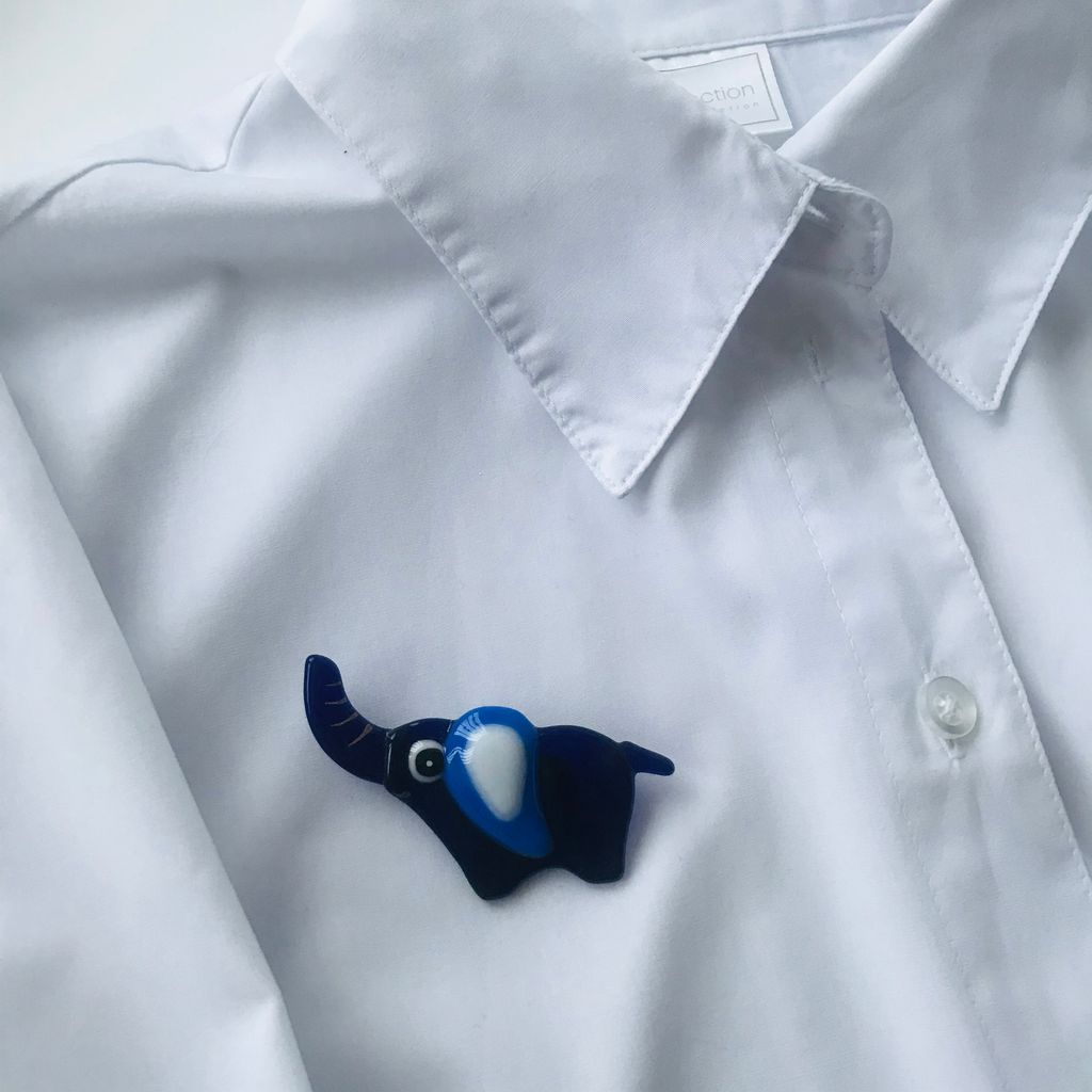 Брошь Слоненок - Стрекоза фото 4