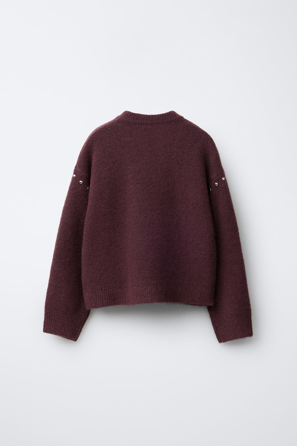 KNIT JUMPER WITH STUDS - Zara фото 2