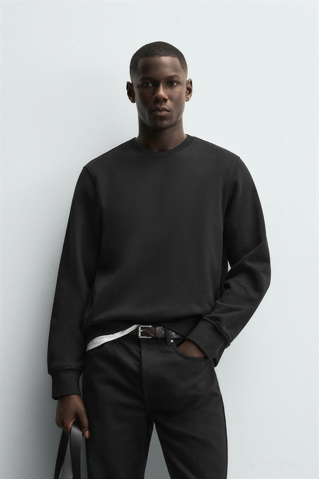 HEAVY WEIGHT CREW NECK SWEATSHIRT - Zara фото 2