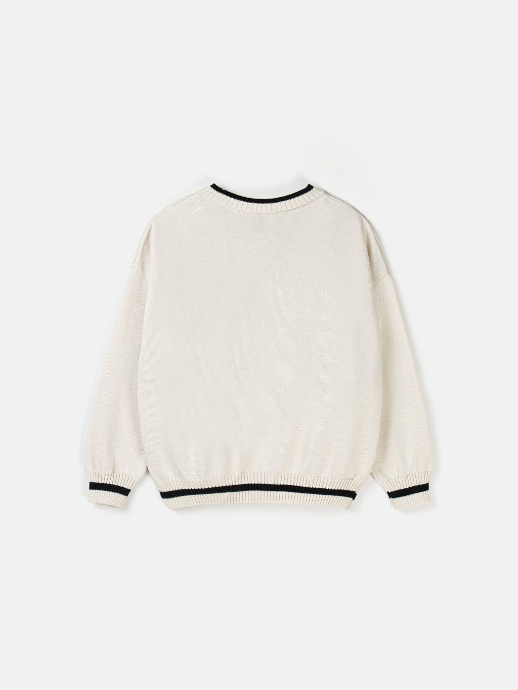 Джемпер вязаный Мне ок с принтом 7+ - Bungly фото 7