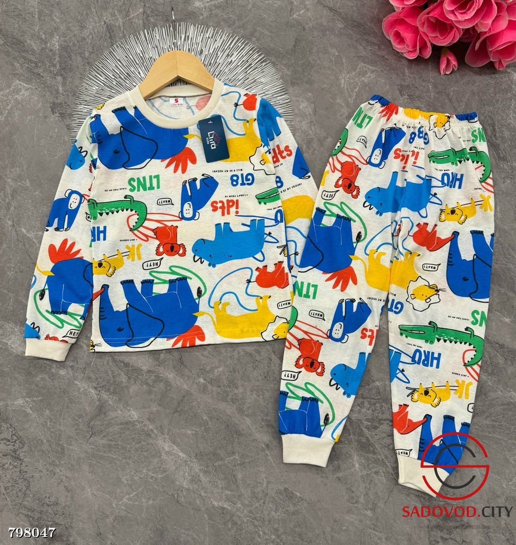 Пижама для мальчика с рисунком