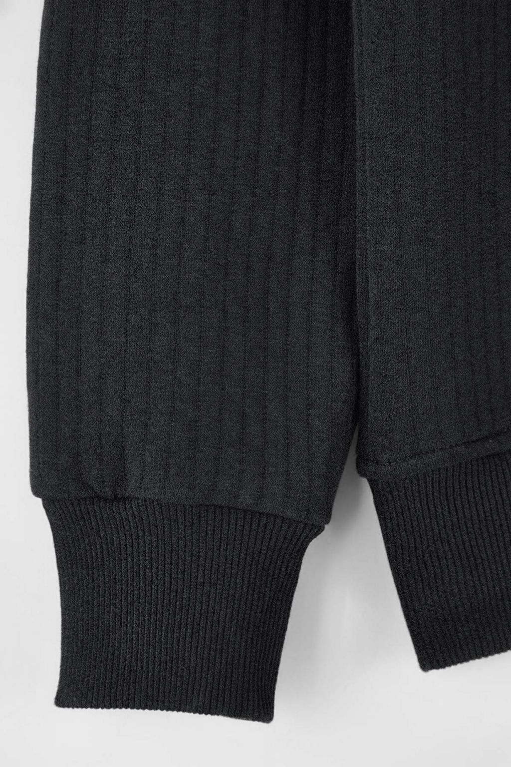 Siyah Regular/Normal Kesim Dokulu Etiket Detayl? Fermuarl? Sweatshirt TMNAW26SW00062 - Trendyolmilla фото 34