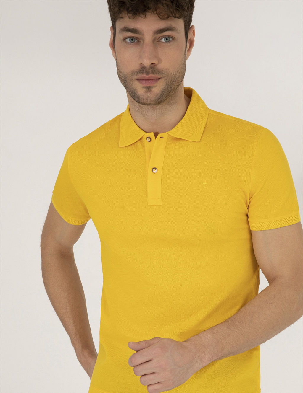 Sar_ Slim Fit Polo Yaka Merserize Ti__rt - Pierre cardin фото 2