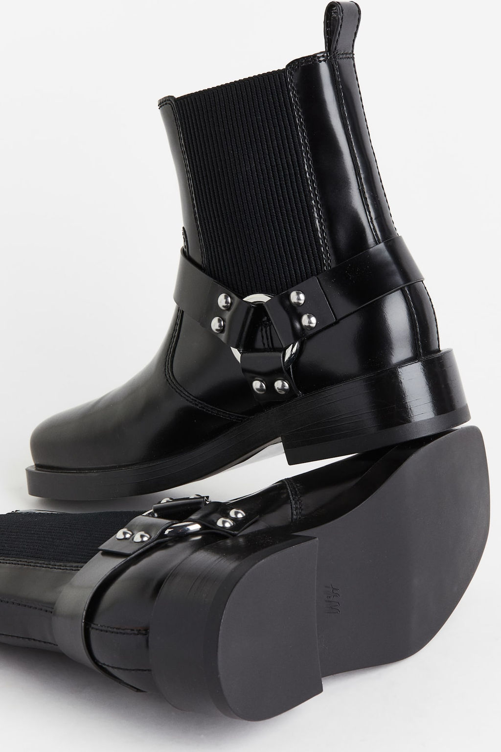 Botas biker de piel - H&m фото 3