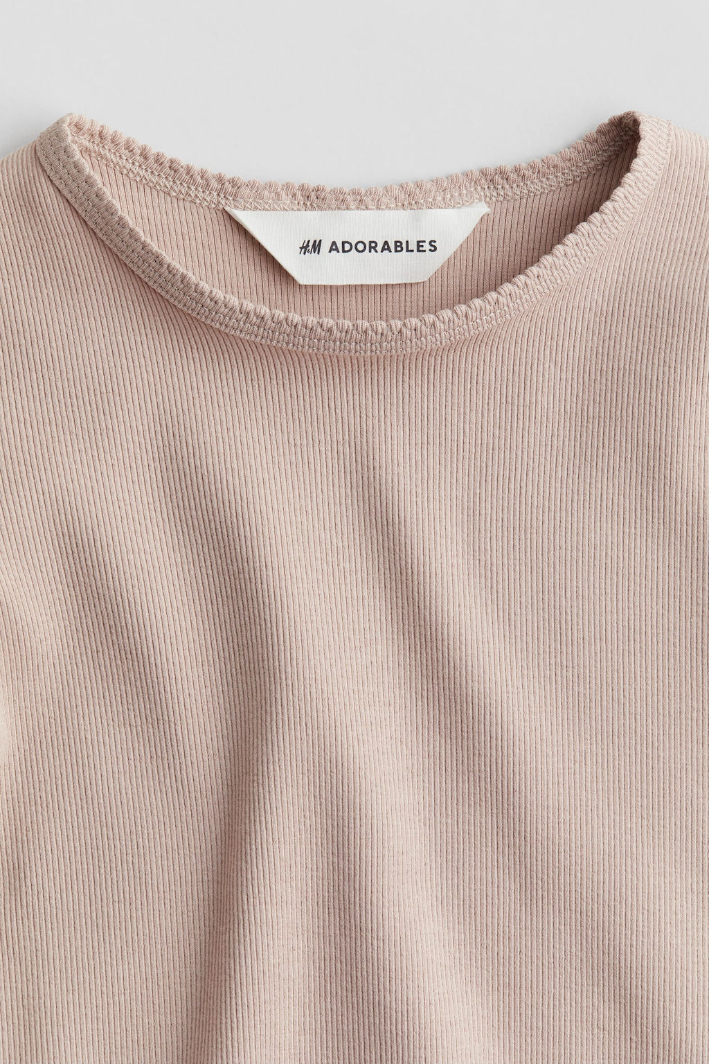 Camiseta de algodon acanalado - H&m фото 2