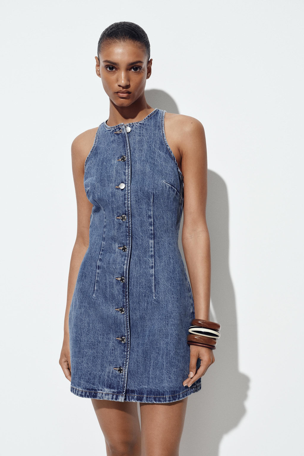 Z1975 DENIM MINI DRESS - Zara фото 10