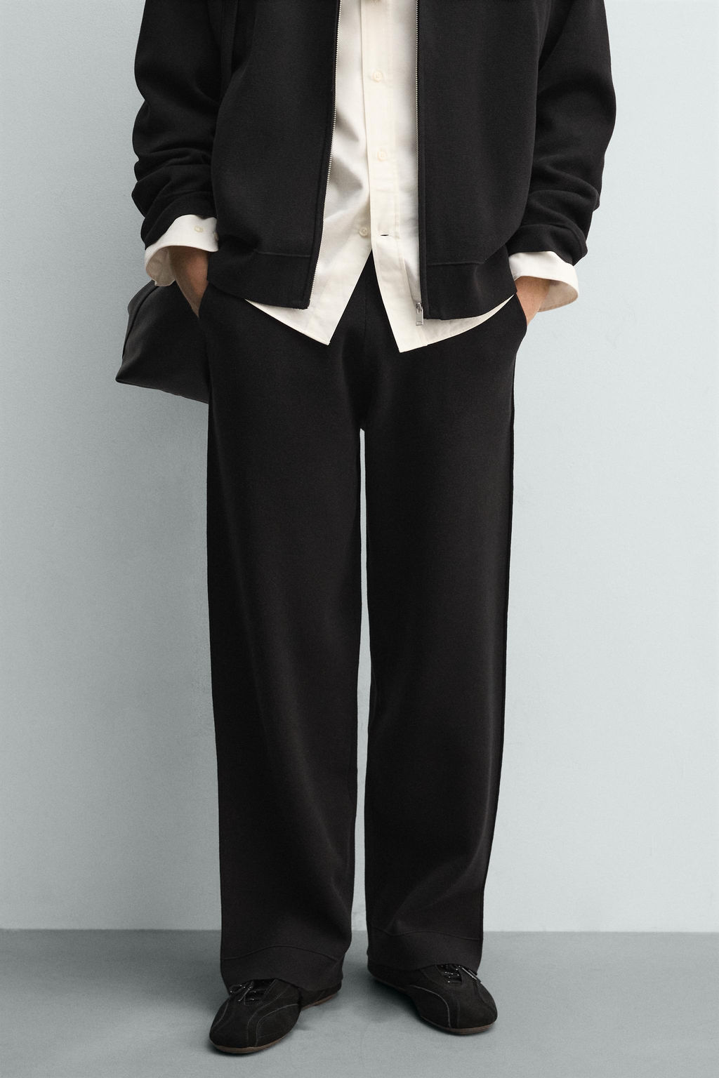 PANTAL?N PUNTO WIDE FIT / Negro - Zara фото 2
