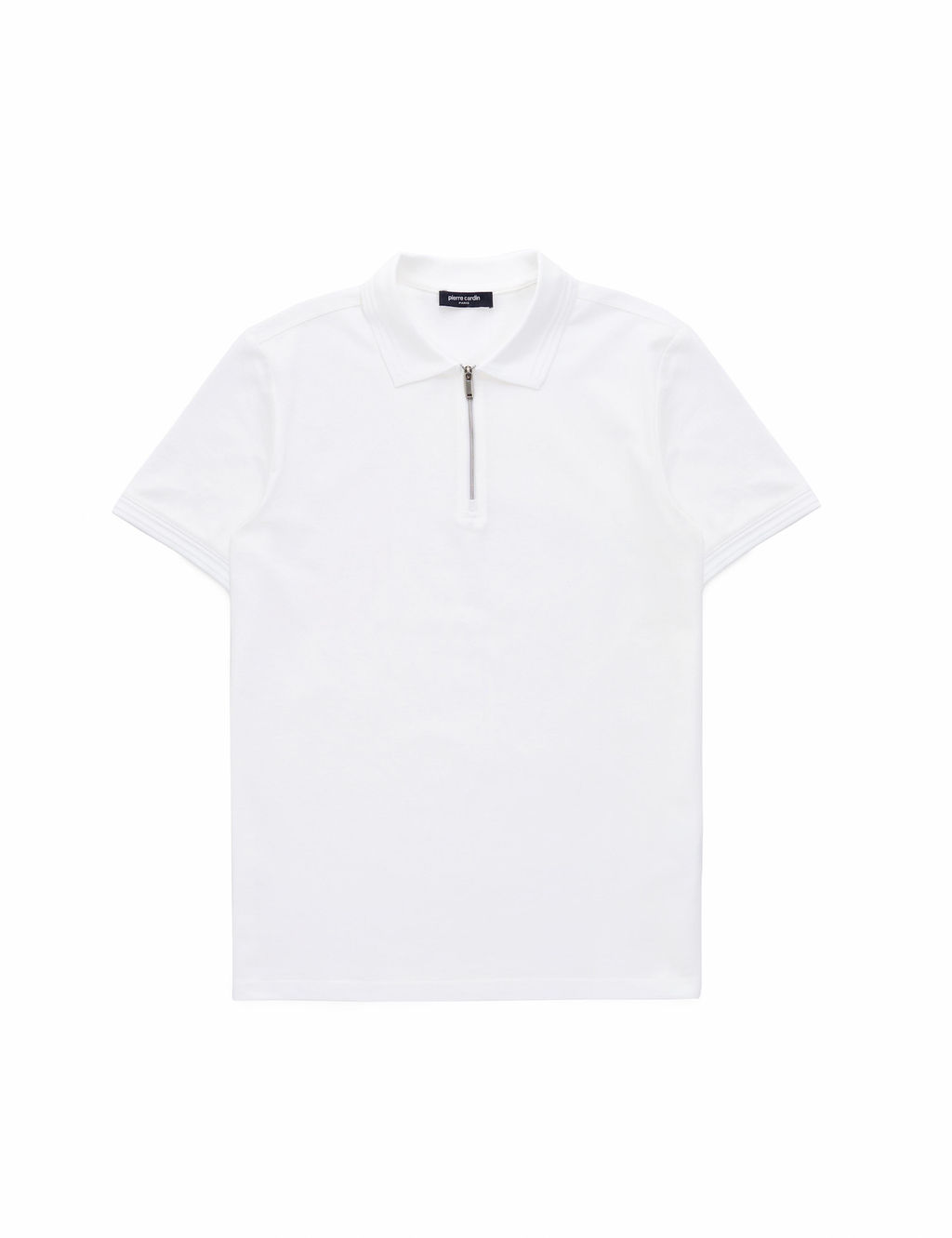 Ekru Slim Fit %100 Pamuk K_vr_lmaz Polo Yaka Basic Ti__rt