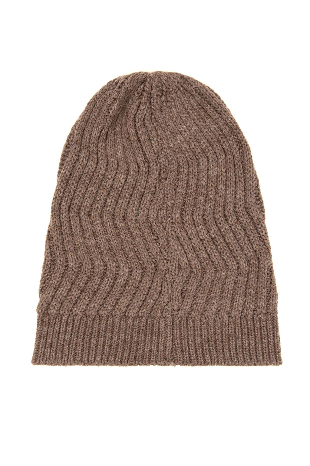 Женский меланжевый берет светло-коричневого цвета Неожиданная скидка в корзине - U.s. polo assn фото 2