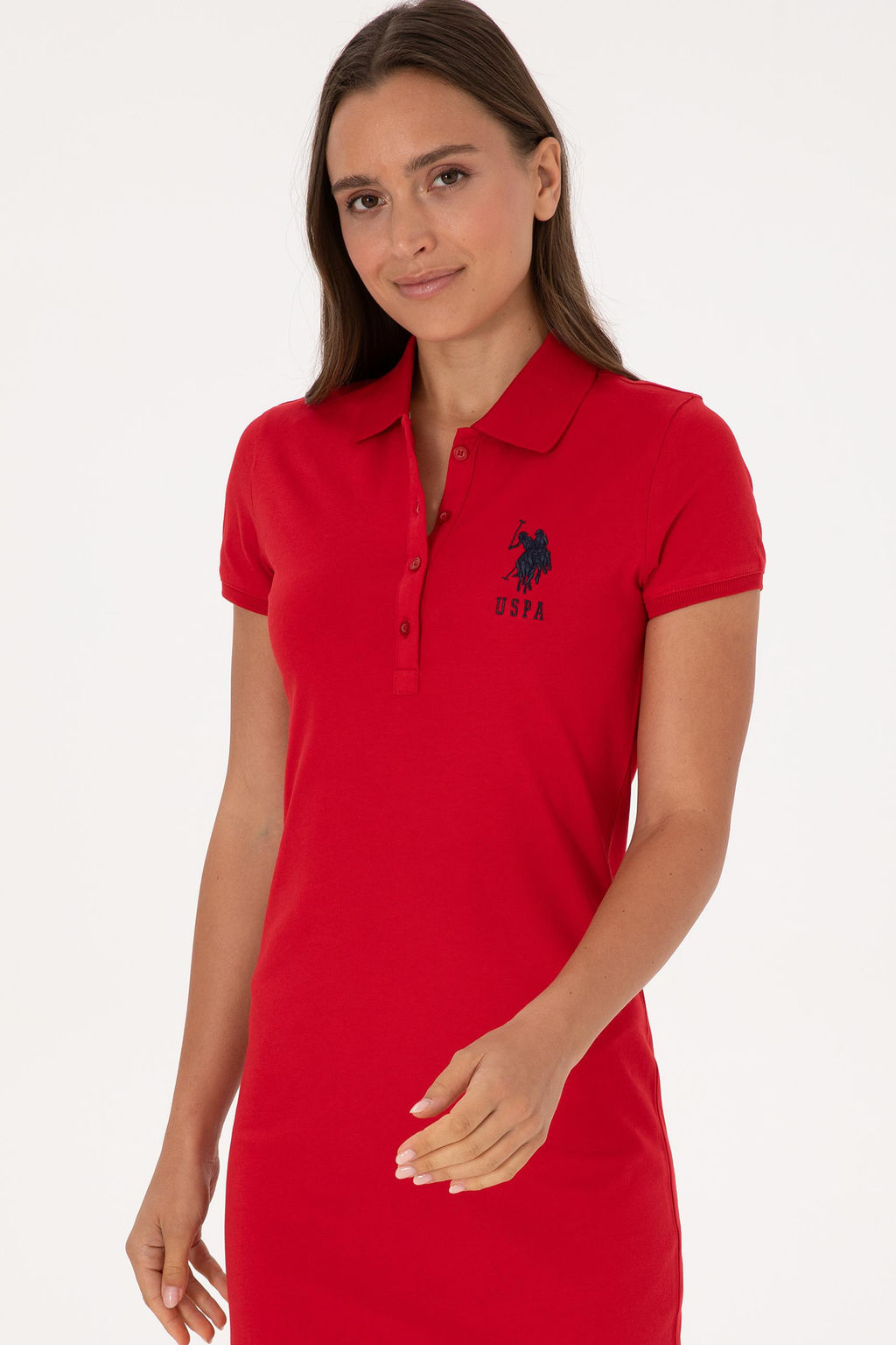 Kad_n K_rm_z_ _rme Elbise - U.s. polo assn фото 2