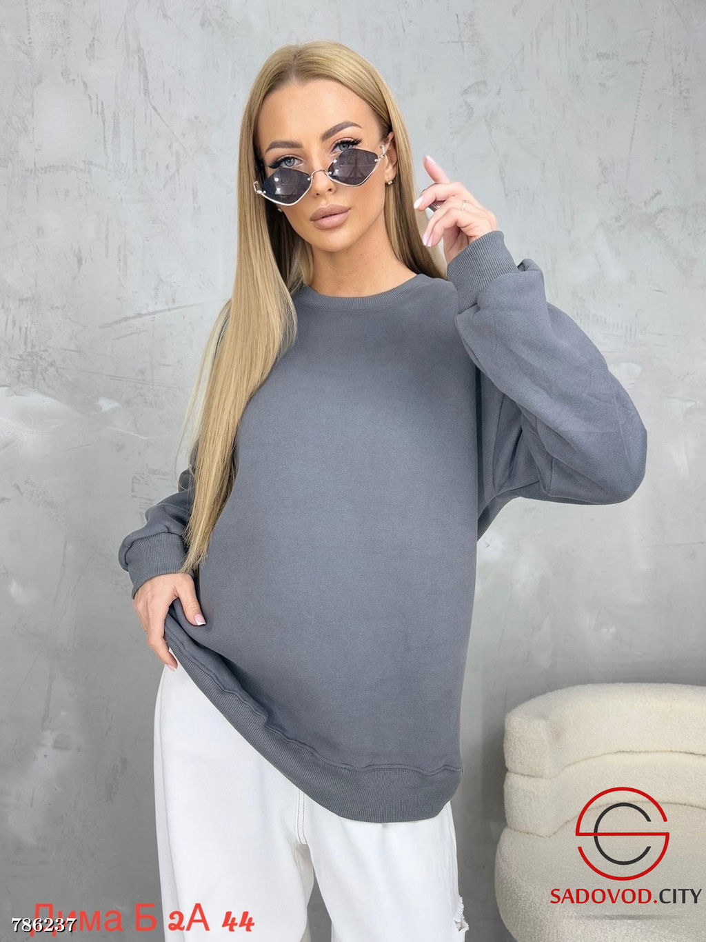 Женская толстовка с мехом - Bruno фото 3