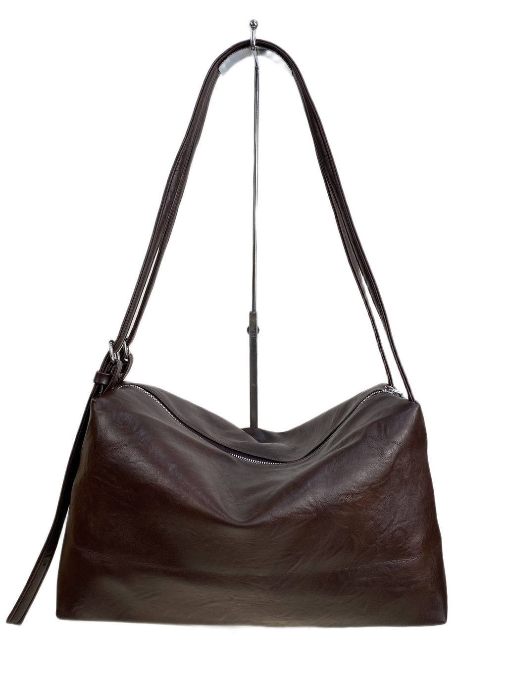 Женская сумка из искусственной кожи, цвет шоколад - Greta фото 2