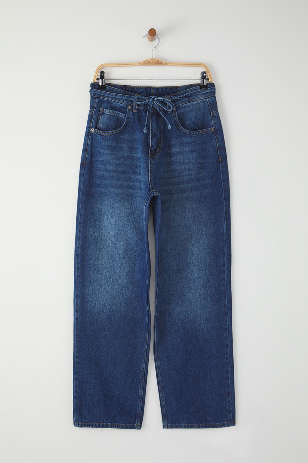 TRENDYOL MAN Mavi Erkek Baggy Fit Jeans Bol Kot Pantolon TMNSS25JE00002 - Trendyolmilla фото 12