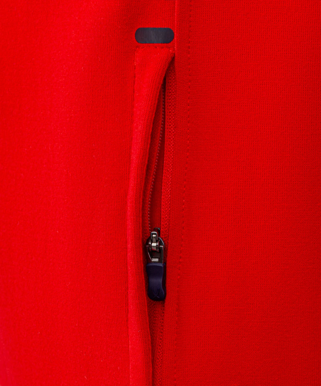 Худи на молнии Jogel NATIONAL Essential Hooded FZ Jacket, красный  фото 3