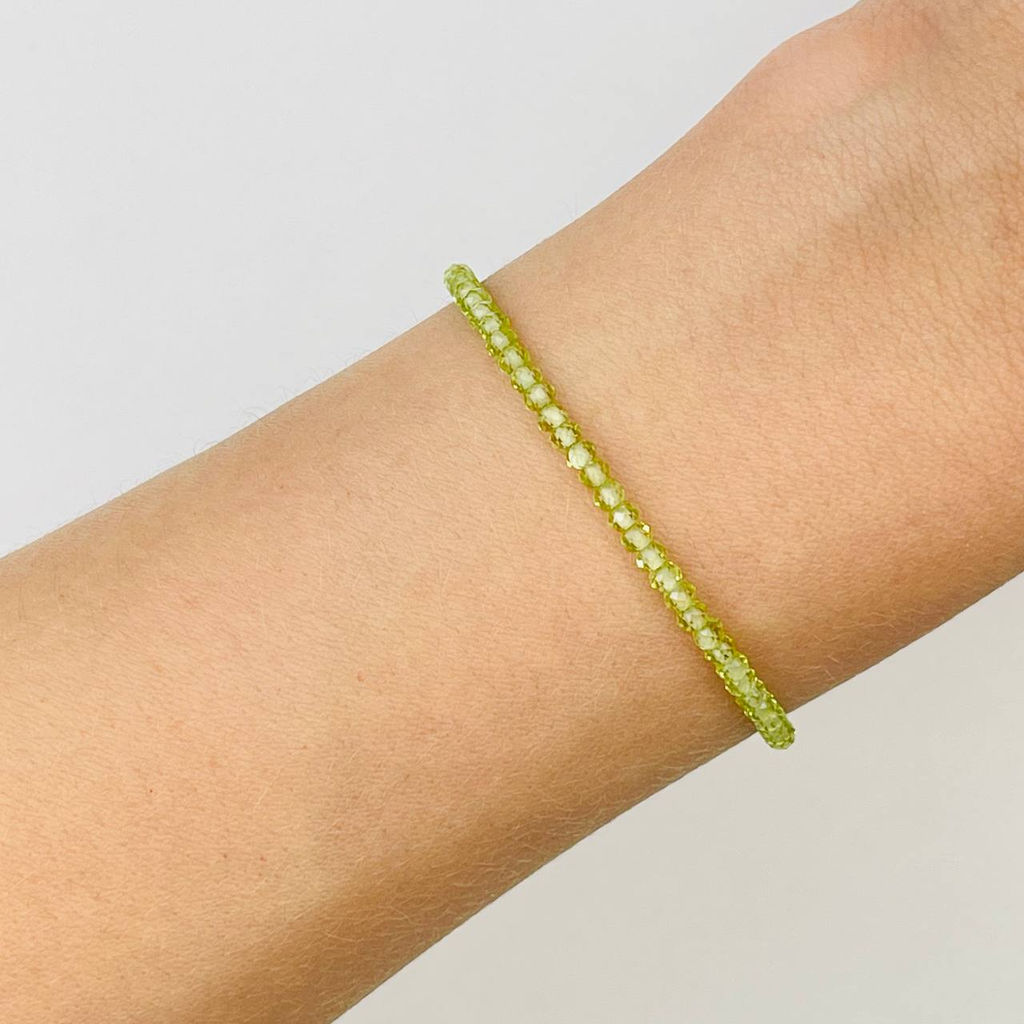 Браслет из Хризолита 18,5 см +