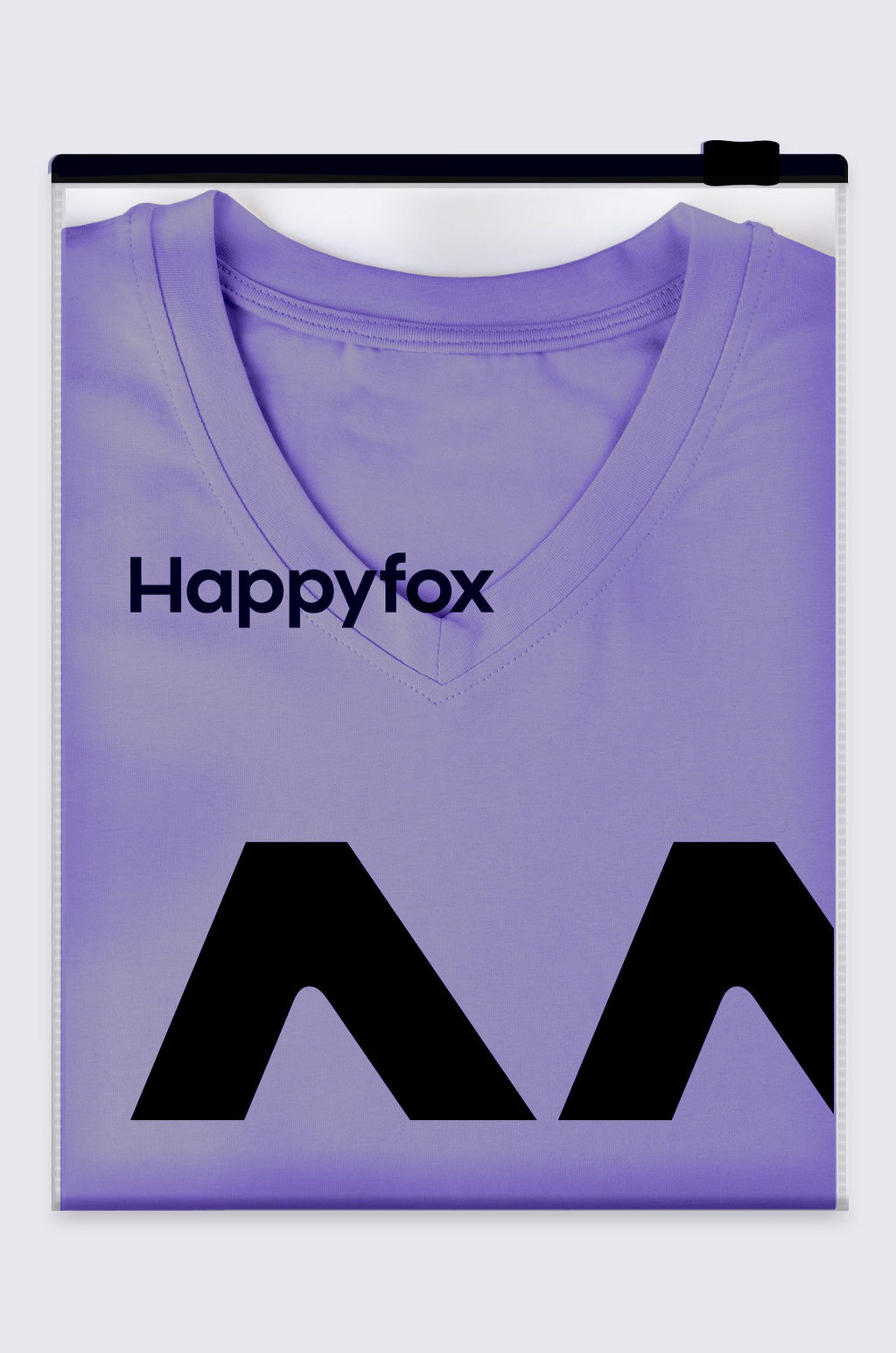 Женская футболка оверсайз с V-вырезом Happyfox
