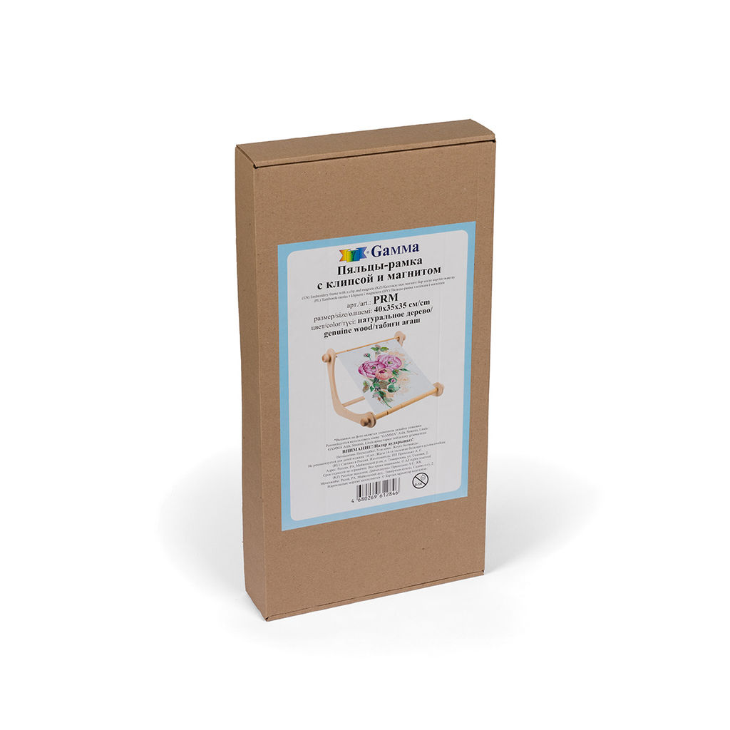 Gamma PRM 40 х 35 см пяльцы-рамка прямоугольные дерево натуральное дерево фото 2