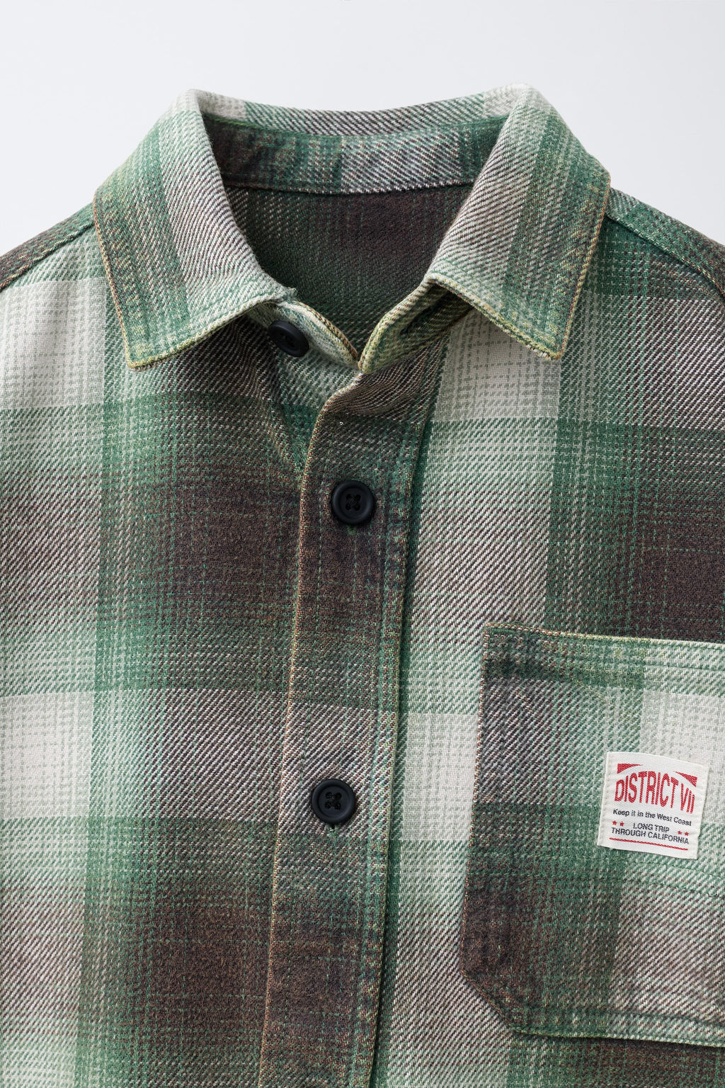 CHECK OVERSHIRT - Zara фото 3