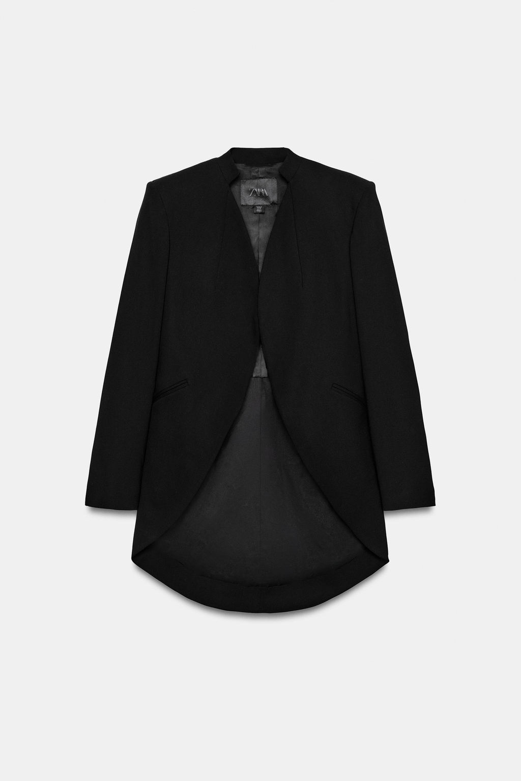 BLAZER LARGA MINIMAL ZW COLLECTION LIMITED EDITION / Negro