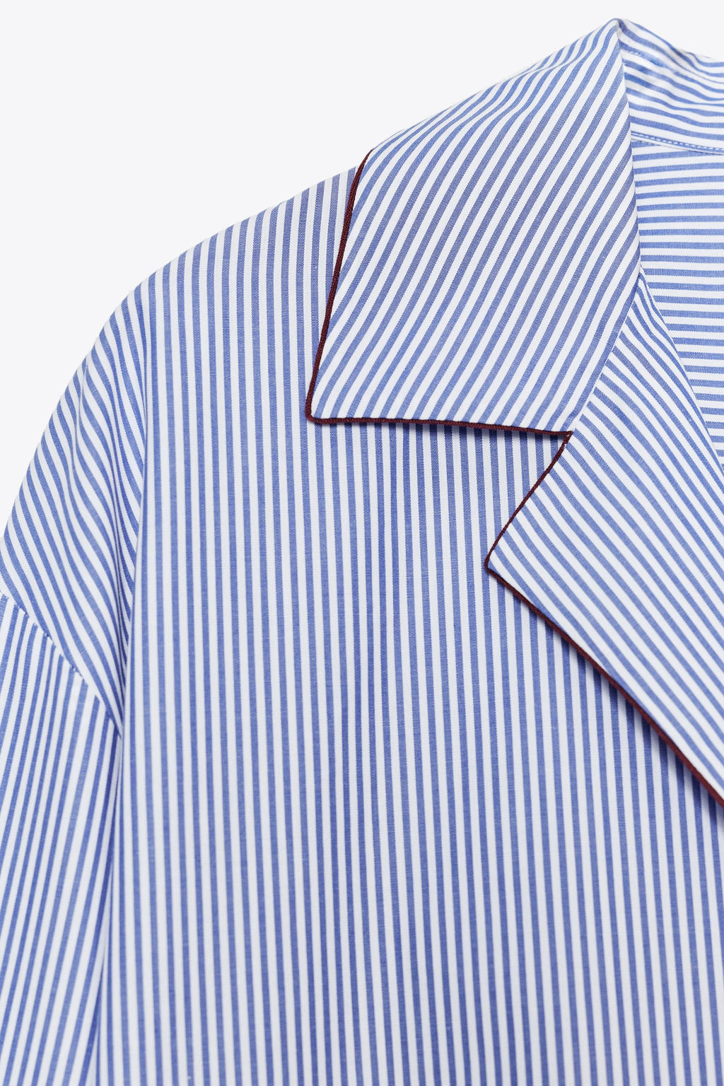 ZW COLLECTION CONTRAST TRIM SHIRT - Zara фото 11