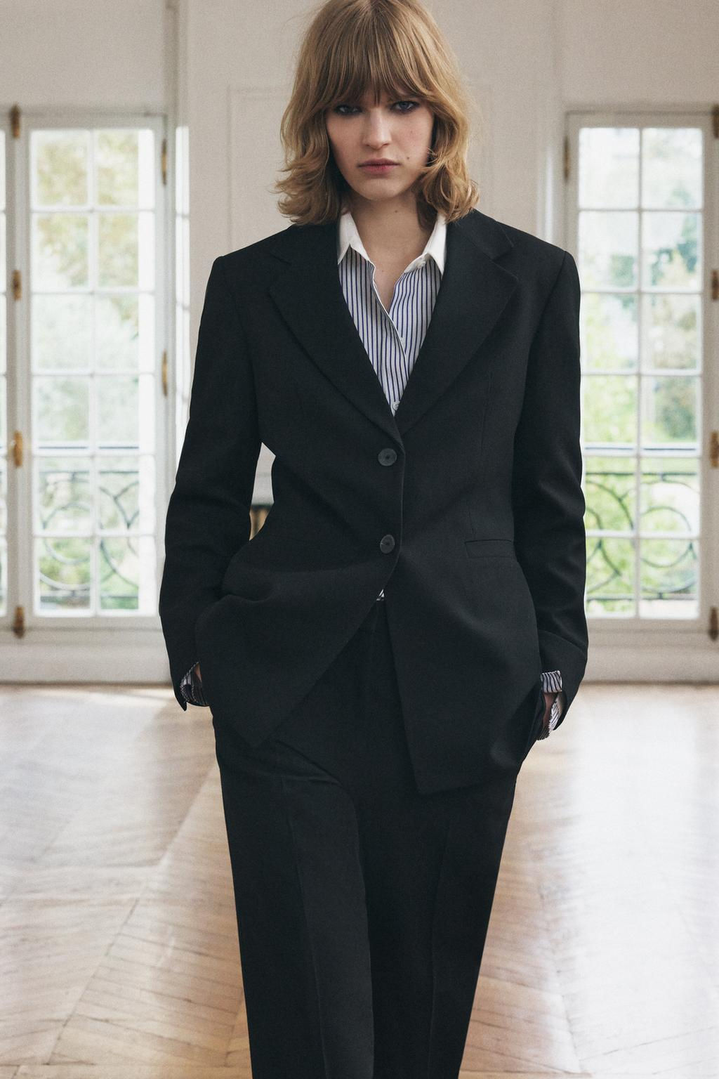 ZW COLLECTION FITTED BLAZER - Zara фото 3