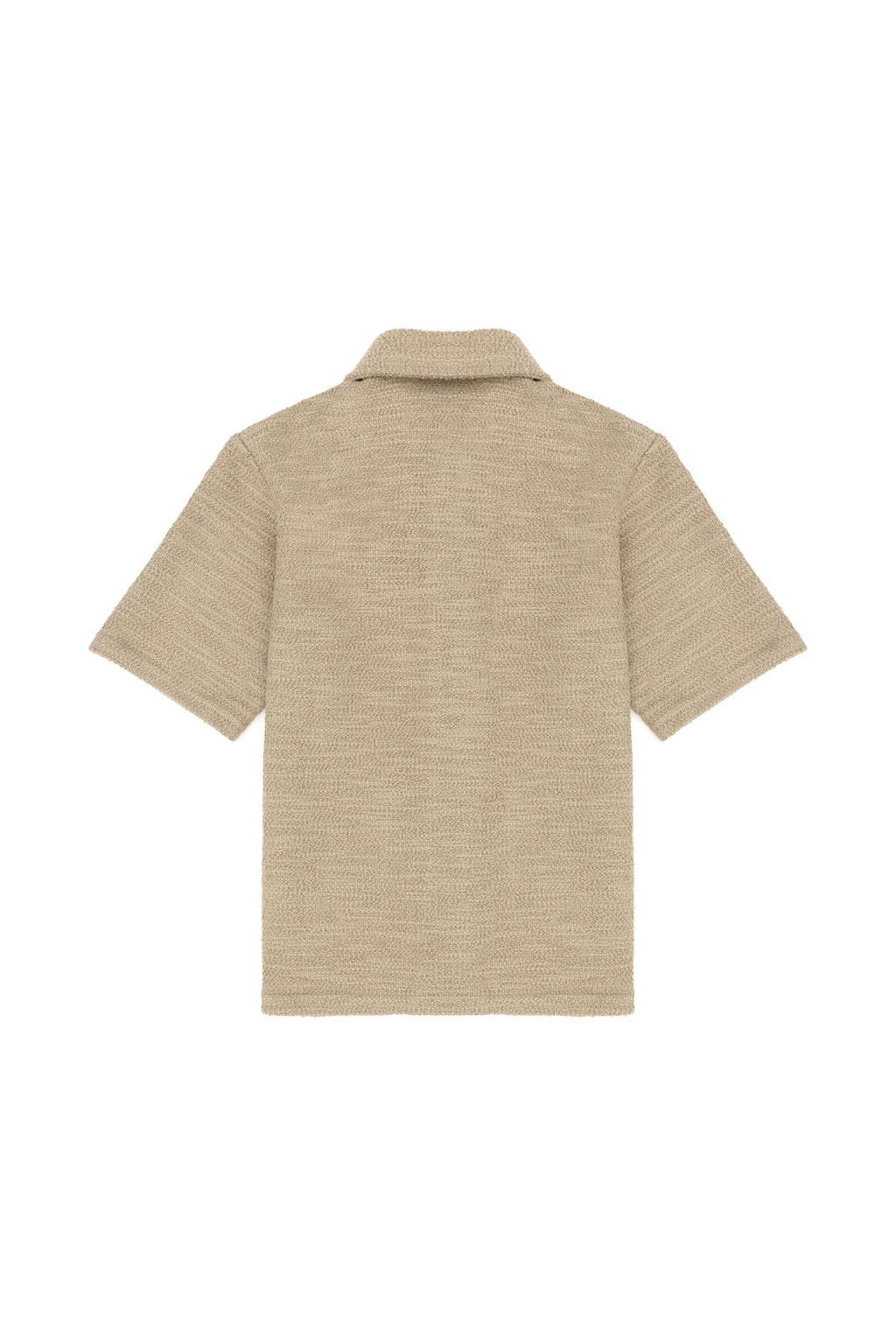 Светлая рубашка цвета хаки с коротким рукавом для мальчика Неожиданная скидка в корзине