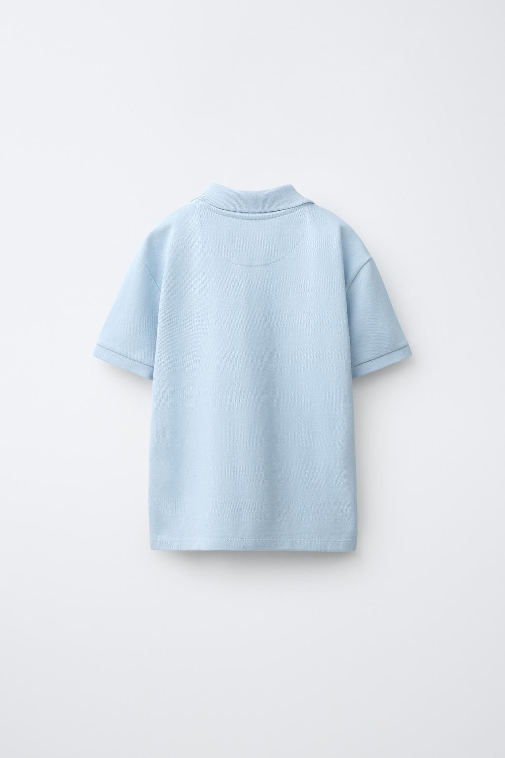 POLO B?SICO PIQU? / Azul pastel - Zara фото 2