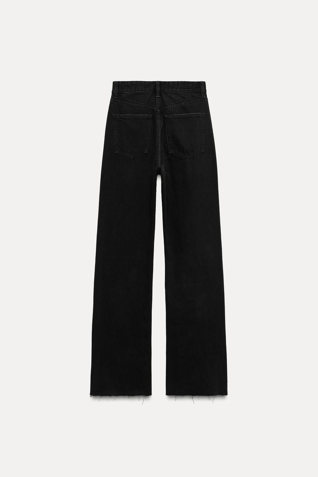 TRF WIDE-LEG HIGH-WAIST JEANS - Zara фото 9