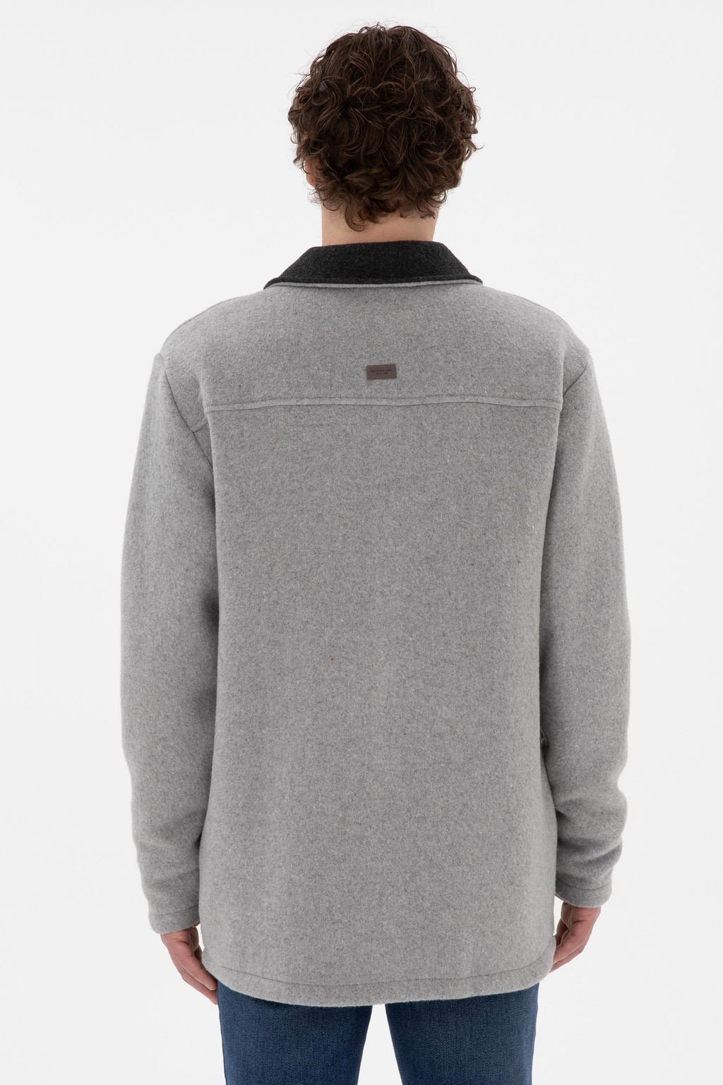 Мужская серая скидка в скидке с дисконтом в скидке кардигана в корзине - U.s. polo assn фото 5