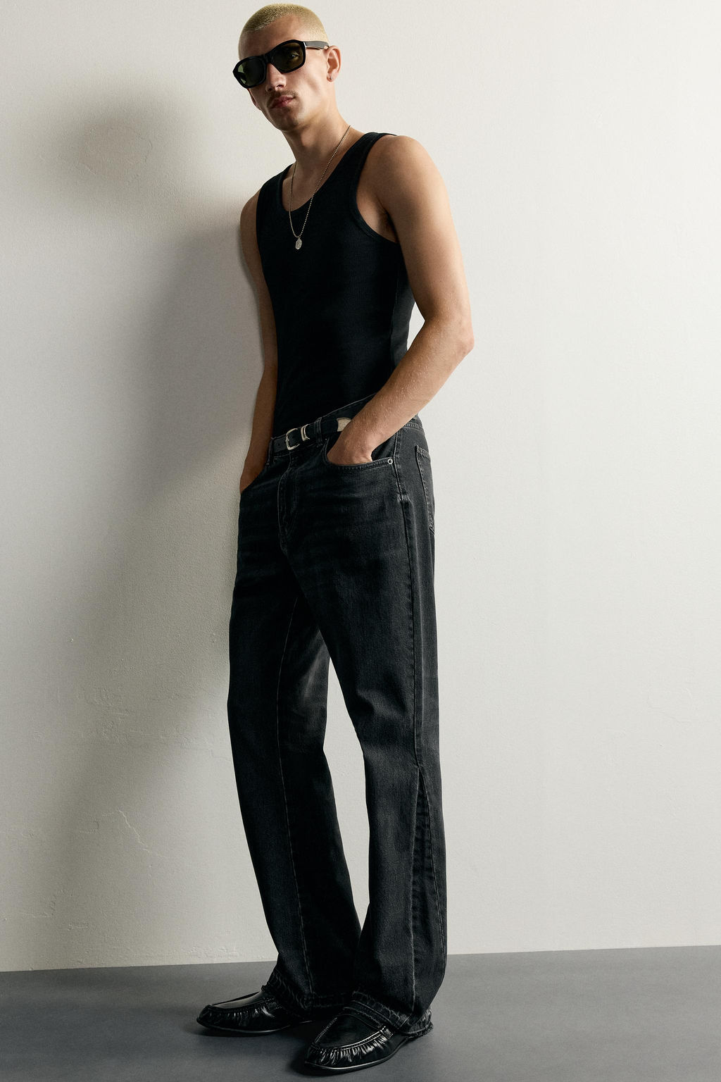 JEANS FLARE FIT / Carb?n - Zara фото 5