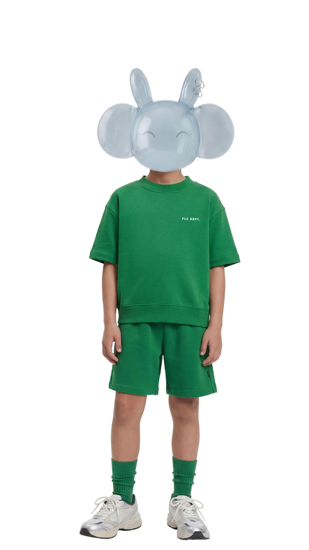 SUDADERA MANGA CORTA TEXTO RELIEVE / Verde - Zara фото 5