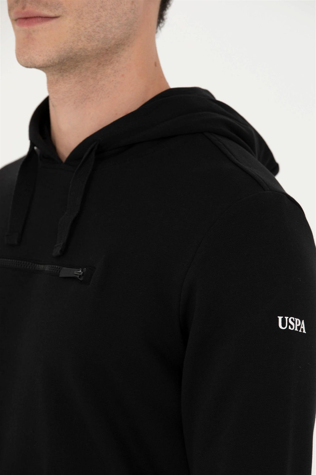 U. S. Polo Assn Мужской черный свитшот - U.s. polo assn фото 7