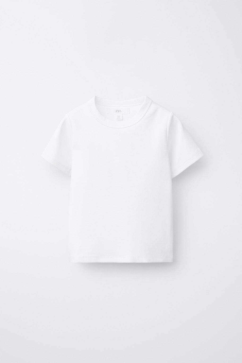 PLAIN INTERLOCK T-SHIRT - Zara фото 9