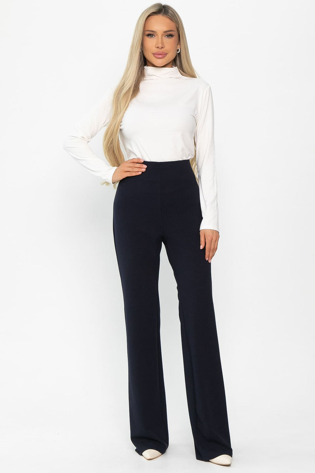 Брюки клёш Алека (синие) Б14885-4М - Lt collection фото 6