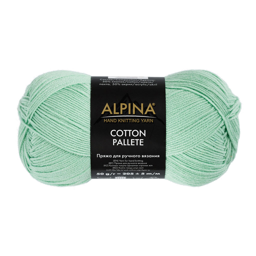 Пряжа ALPINA COTTON PALLETE 50% хлопок, 50% акрил 10 шт. х 50 г 205 м 5 м