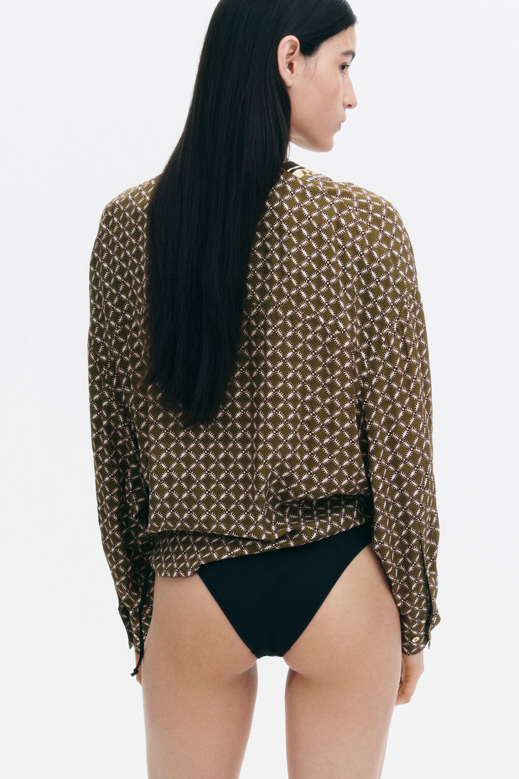 Blusa de viscosa con dise?o cruzado - H&m фото 4