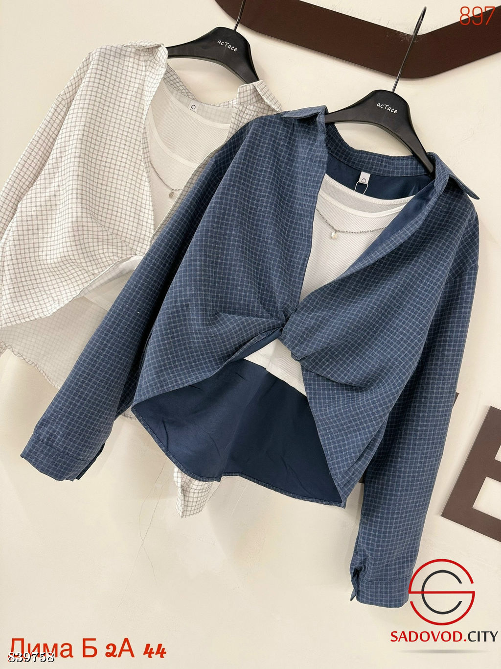 Рубашка женская с топиком - Bruno фото 3