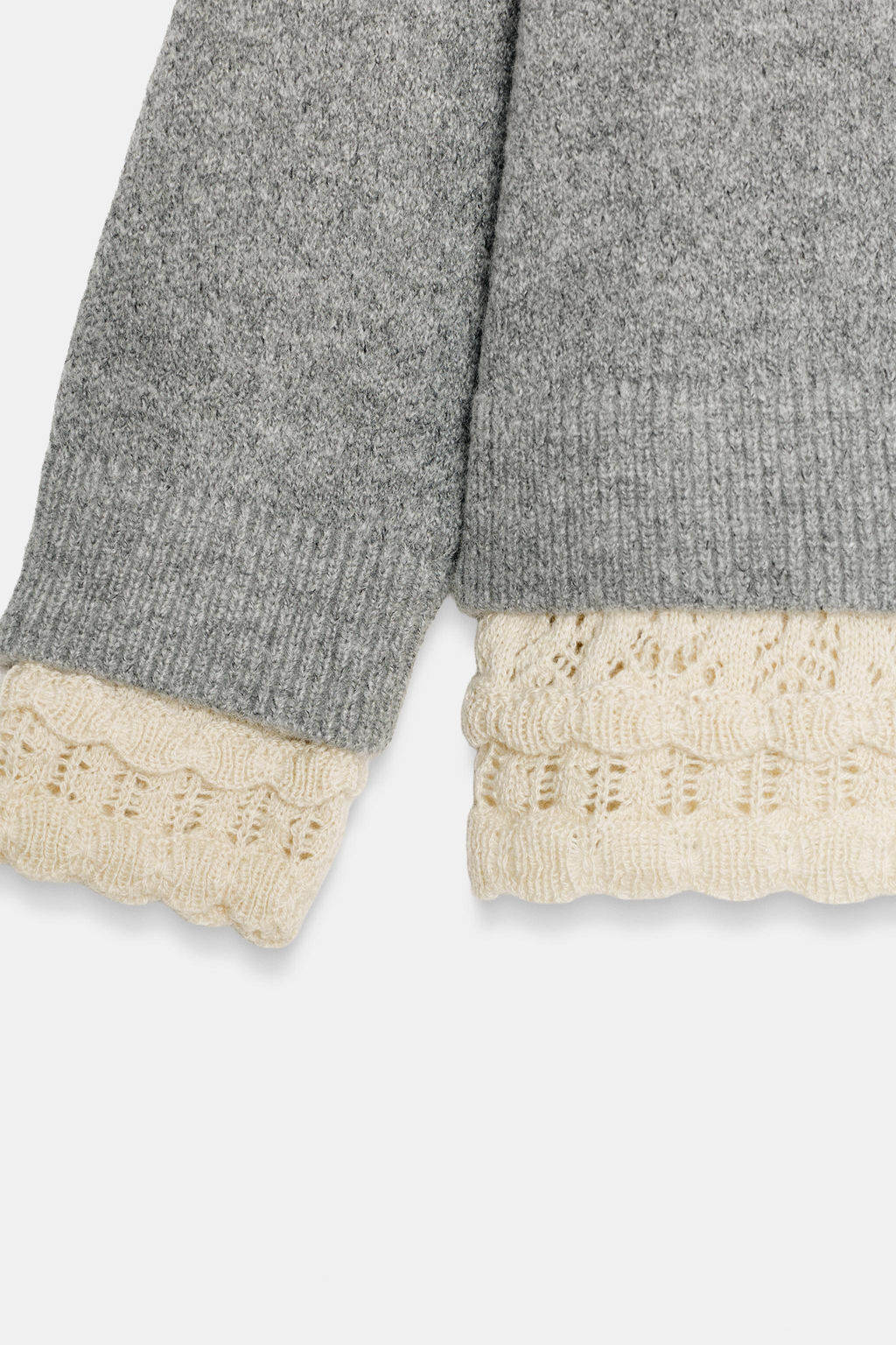 COMBINED KNIT SWEATER - Zara фото 8