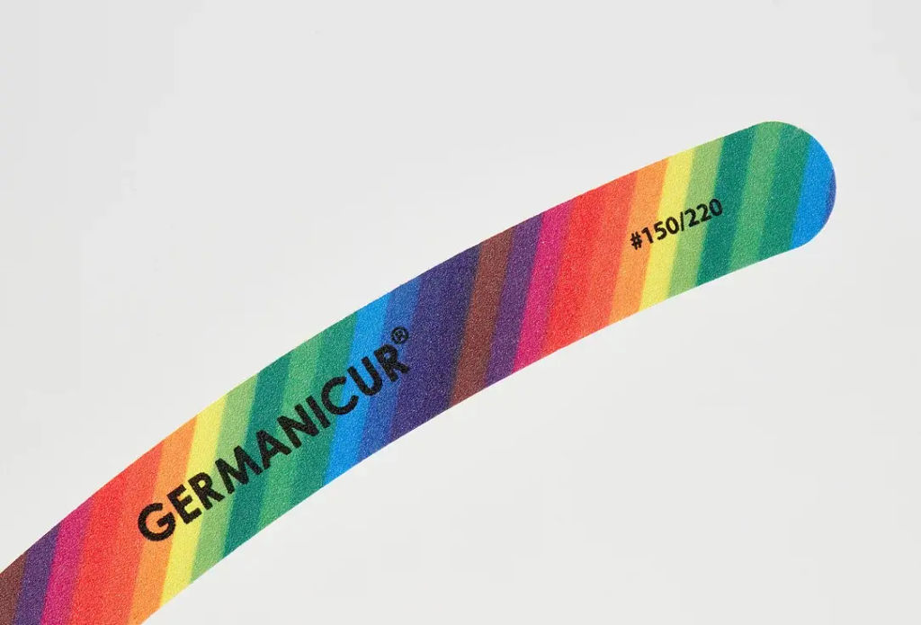 GERMANIСUR Пилка-наждак 150/220 бумеранг Радуга 37316