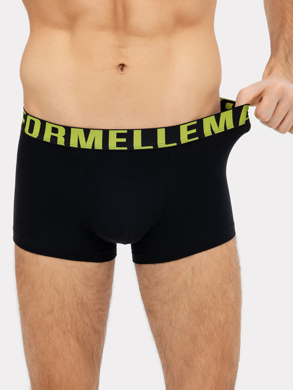 Трусы мужские боксеры мультипак (3 шт.) в черном цвете черный-3 411215-3 - Mark formelle фото 2