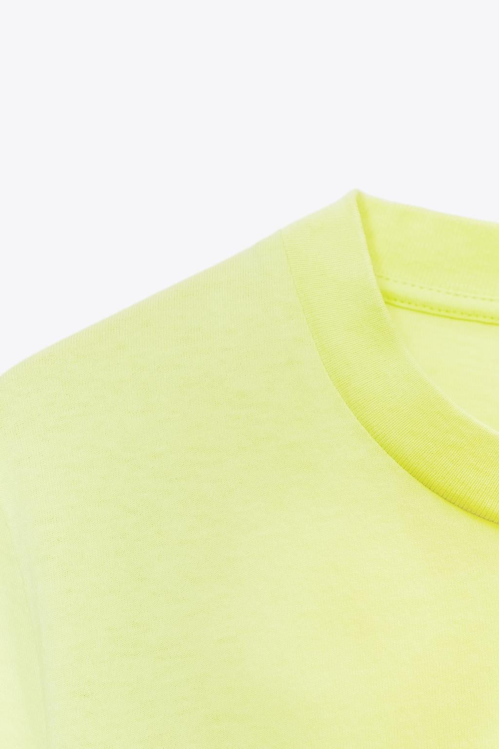 WASHED T-SHIRT WITH SLOGAN - Zara фото 8