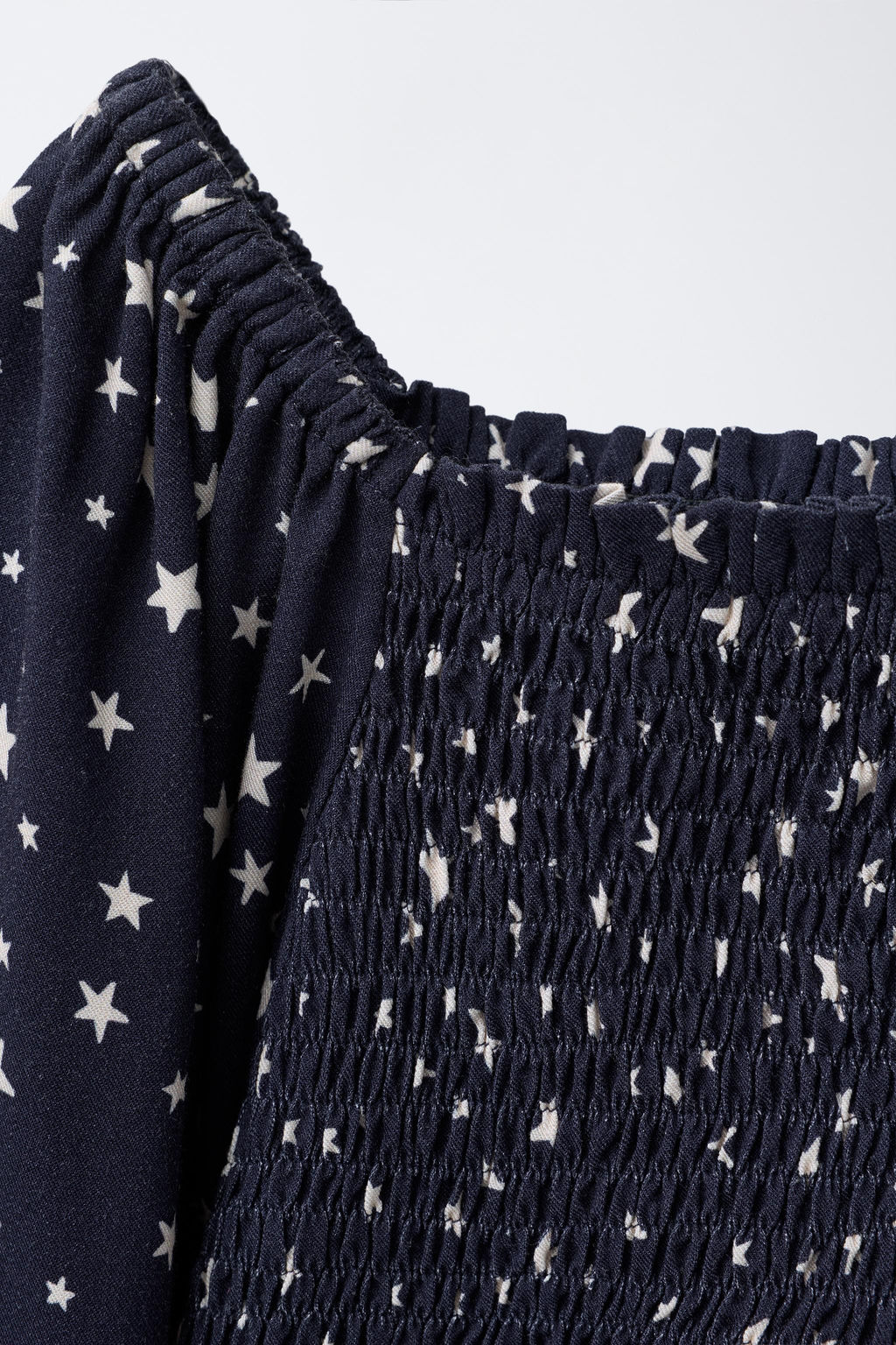 STAR PRINT TOP WITH ELASTIC DETAIL - Zara фото 3