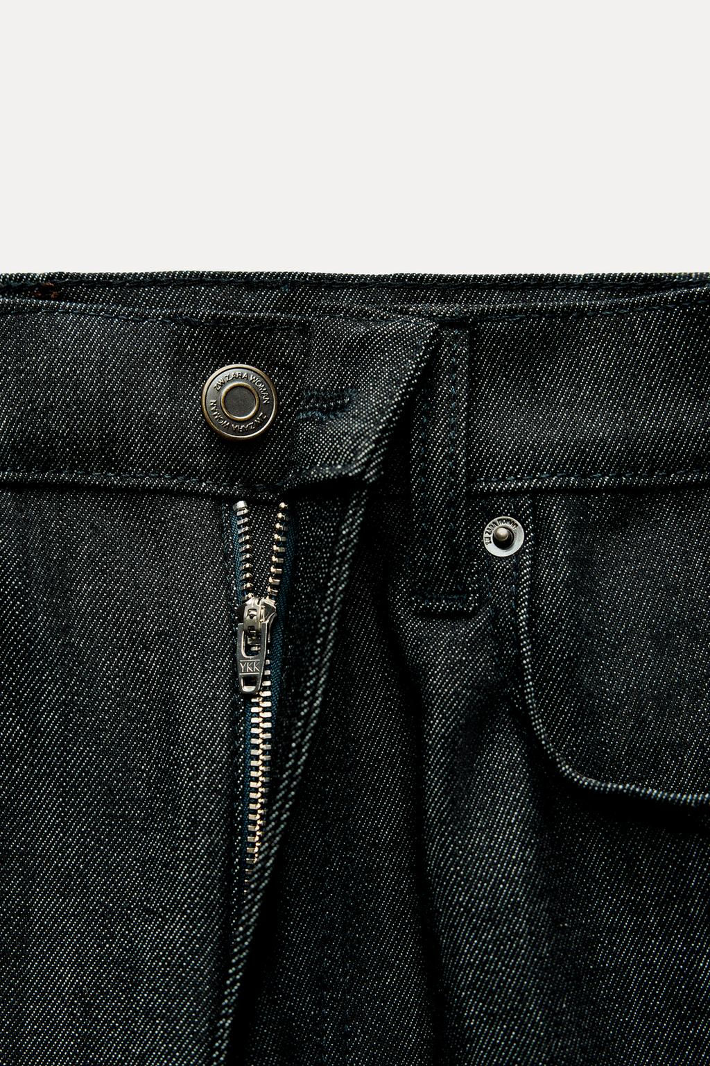 ZW COLLECTION BOOTCUT HIGH-WAIST CROPPED JEANS - Zara фото 15